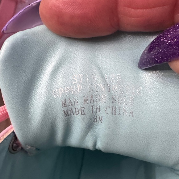 Sugar Thrillz Iridescent Pink Platform Sneakers - Picture 7 of 9